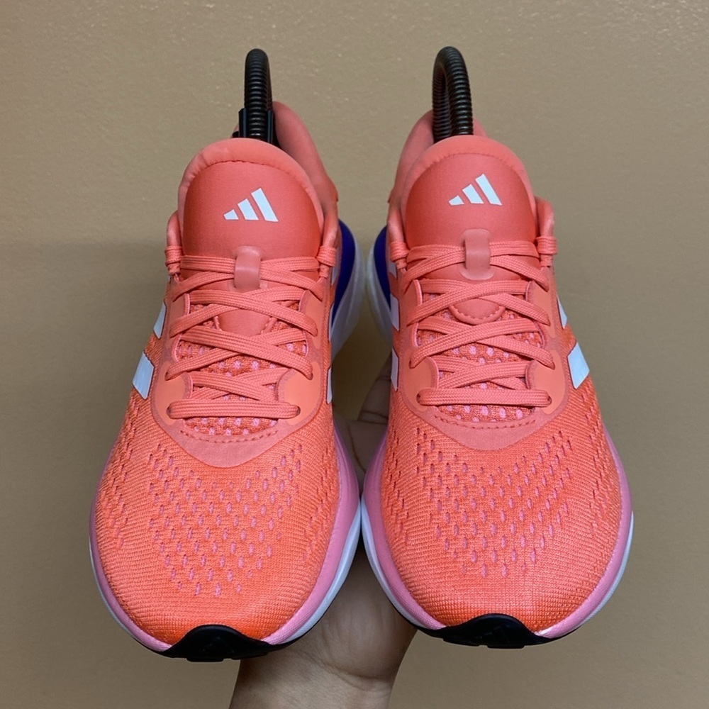 Adidas Supernova 2 Running Sneakers “Coral Fusion / Cloud White / Beam Pink” - Picture 12 of 17